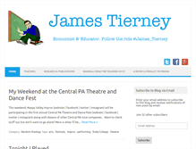 Tablet Screenshot of jamestierney.com
